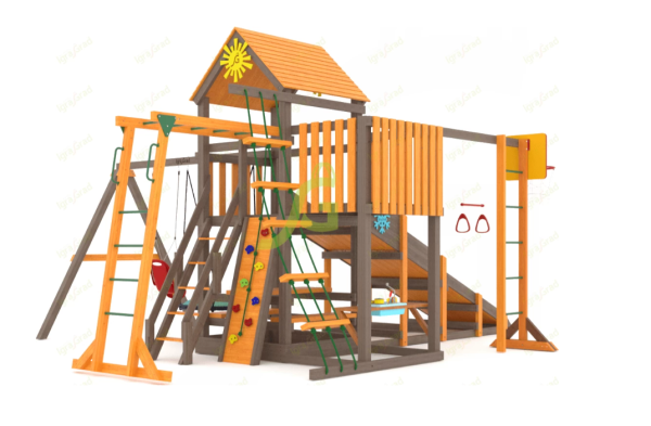 картинка Всесезонная площадка IgraGrad С с балконом мод.2 SF от магазина Лазалка